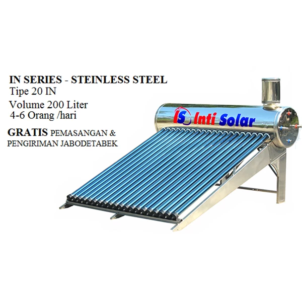 Solar Water Heater INTI SOLAR 20 IN 200L